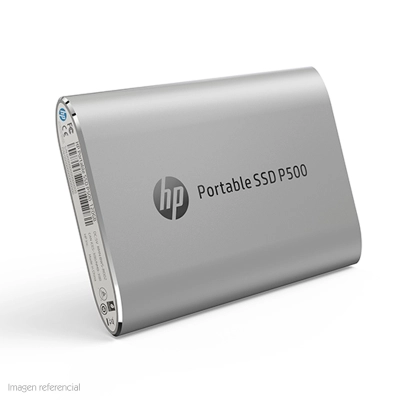 Disco Duro Externo Estado Sólido Hp P500, 500Gb, Usb 3.1 Tipo-C, Plata