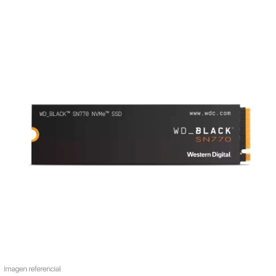 Unidad En Estado Solido Western Digital Black Sn770 Nvme 1Tb, M.2 2280, Pcie Gen 4.0 X4.