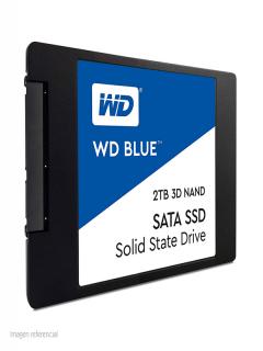 Unidad En Estado Solido Western Digital Wd Blue, 2Tb, Sata 6.0 Gbps, 2.5", 7Mm.