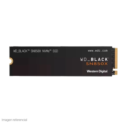 Unidad En Estado Solido Western Digital Black Sn850X Nvme, 2Tb M.2 2280, Pcie Gen 4.0 X4