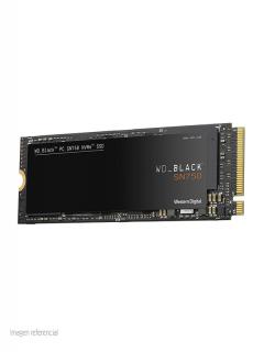 Unidad En Estado Solido Western Digital Wd Black Sn750 Nvme, 500Gb, Pcie Gen3, M.2 2280.