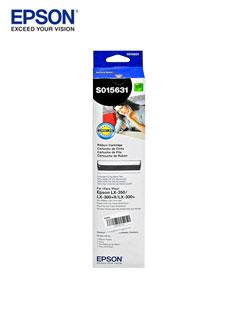 Cartucho De Cinta Epson S015631, Negro, Para Impresora Lx-350.