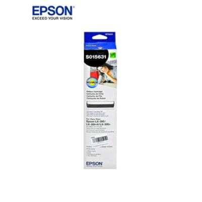 Cartucho De Cinta Epson S015631, Negro, Para Impresora Lx-350.