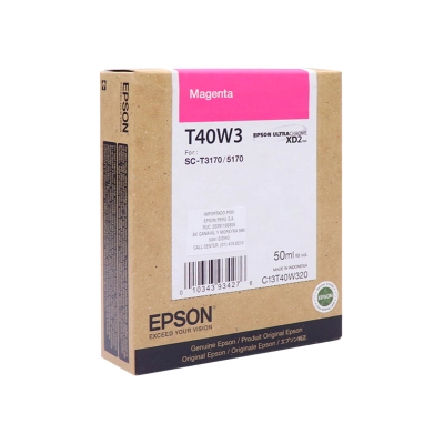 Cartucho De Tinta Epson T40W320, Ultrachrome Xd2, Contenido 50Ml, Color Magenta.
