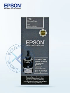 Botella De Tinta Epson 774 (T774120), 140Ml, Tinta Negra