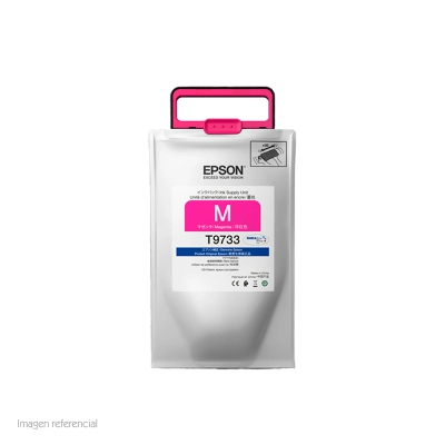 Bolsa De Tinta Epson Durabrite Pro T973320, Color Magenta.