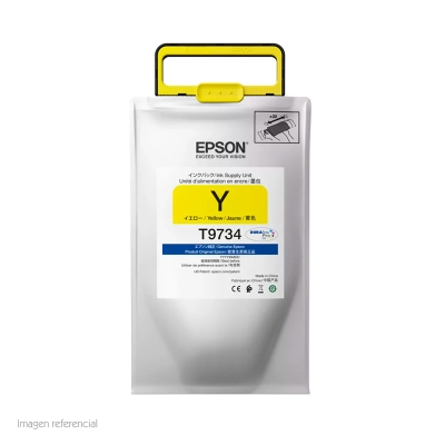 Bolsa De Tinta Epson Durabrite Pro T973420, Color Yellow.