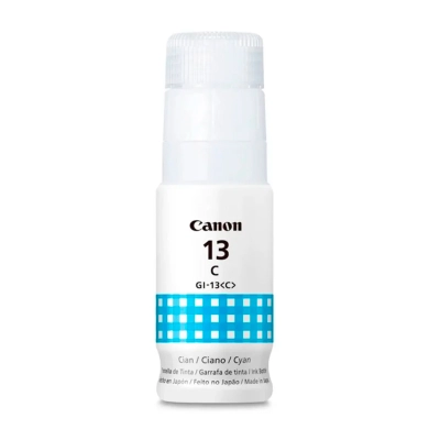 Botella De Tinta Canon Gi-13 / Color Cyan / 70Ml