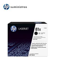 Cartucho De Toner Hp 81X Laserjet, Alta Capacidad, Negro, Presentación En Caja.