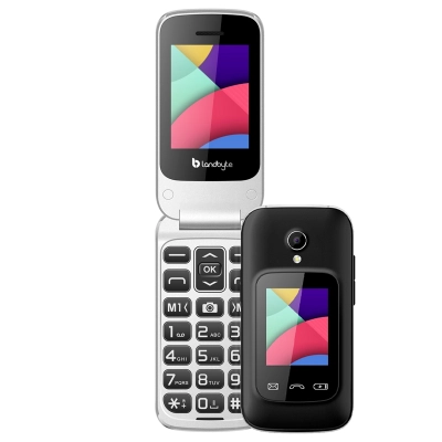Teléfono Celular Flip 4G Landbyte Lt1448, 1.77", Dual Sim, Radio Fm, Desbloqueado.