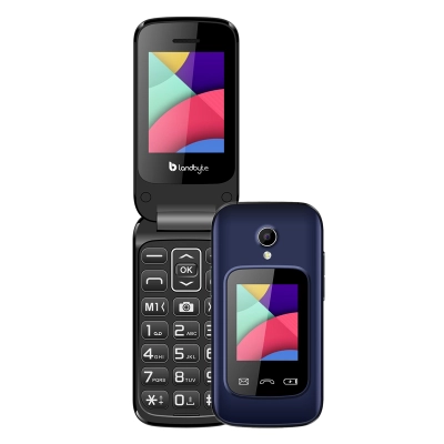 Teléfono Celular Flip 4G Landbyte Lt1448, 1.77", Dual Sim, Radio Fm, Desbloqueado.