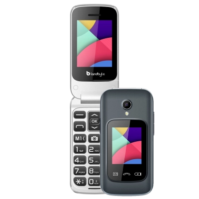 Teléfono Celular Flip 4G Landbyte Lt1448, 1.77", Dual Sim, Radio Fm, Desbloqueado.