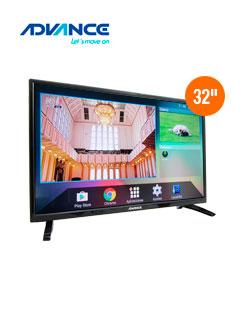 Televisor Smart Advance Adv32S00D, 32" Led Hd, 1366X768, Isdb-T, Wi-Fi, Lan.