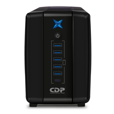 Ups Cdp R-Upr758I, Interactivo, 750Va, 375W, 220Vca / 50/60Hz (Ajuste Automático)
