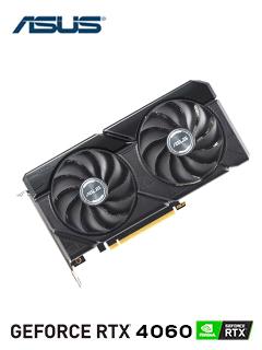 Tarjeta De Video Asus Dual Geforce Rtx 4060 Evo Oc Edition 8Gb Gddr6, Pci Express 4.0