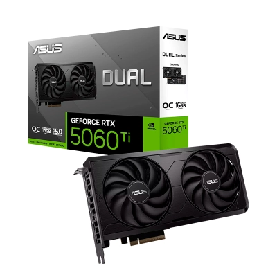 Tarjeta De Video Asus Dual-Rtx5060Ti-O16G-Evo, 16 Gb Gddr7, Pcie Gen 5.0