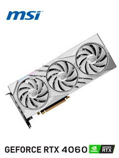 Tarjeta De Video Msi Geforce Rtx 4060 Ti Gaming X Slim White, 16Gb Gddr6, Pcie Gen 4.0 X8