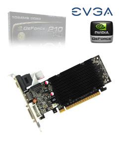 Tarjeta Video Evga Nvidia Geforce 210, 1Gb Ddr3 64-Bit, Hdmi/Dvi/Vga, Pci-E 2.0 X16.