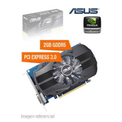 Tarjeta De Video Asus Nvidia Geforce Gt 1030, 2Gb Gddr5 64-Bit, Pci-E 3.0, Hdmi/Dvi.
