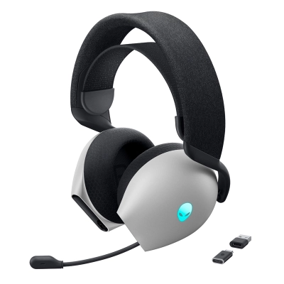 Auriculares Gaming Con Microfono Alienware Aw720H, Inalambrico Y Alambrico, Usb Tipo-C