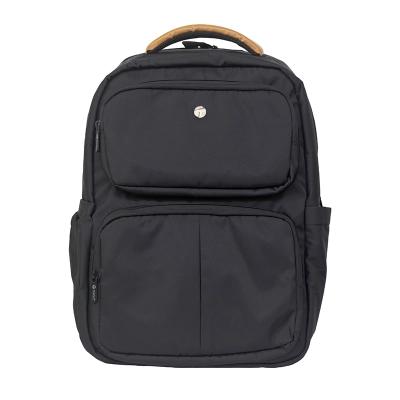 Backpack Teros Elite Te-9030Bk, Para Notebooks De Hasta 17", Color Negro