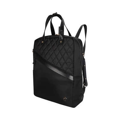 Backpack Teros Roseann Ii Te-9050Bk, Para Notebooks De Hasta 14.1" - Color Black
