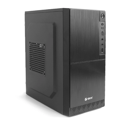 Case Teros Te-1028S, Mini Tower, 250 W, Usb 3.0 / 2.0, Audio Hd, Negro