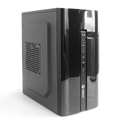 Case Teros Te-1030S, Micro Tower, 250 W, Usb 3.0/ Usb 2.0, Audio Hd, Negro