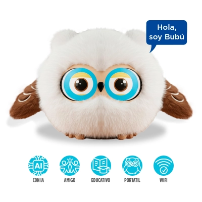 Juguete Interactivo Con Ia Bubú El Búho Chatgpt 4O, App Tuya Smart, 1200Mah, Felpa