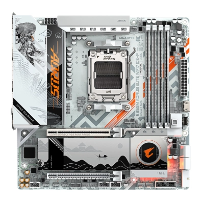 Motherboard Gigabyte B850M Aorus Elite Wifi7 Ice-P, Chipset Amd B850, Socket Amd Am5, Matx