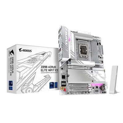 Motherboard Gigabyte Z890 Aorus Elite Wifi7 Ice, Chipset Intel Z890, Lga 1851, Atx