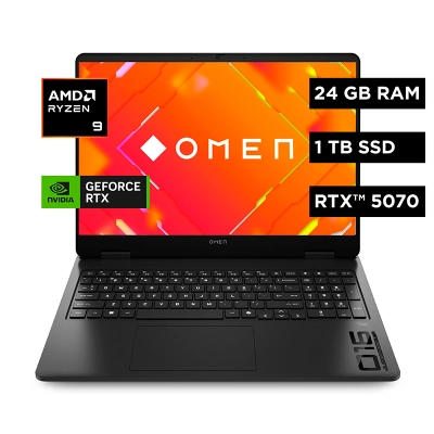 Notebook Hp Omen Gaming 16-Ap0007La, 16" 2K Ips Amd Ryzen 9 8940Hx Hasta 5.3Ghz, 24Gb Ddr5