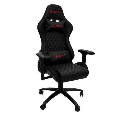 Silla Gamer Teros Te-8121N, Negro