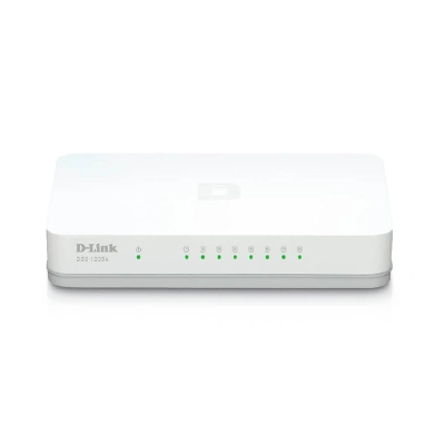 Switch D-Link Dgs-1008A, 8 Rj-45 10/100/1000 Mbps, Mdi/Mdix, Csma/Cd.