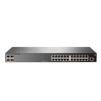 Switch Hpe Aruba 2930F, 24 Rj-45 Gbe, 4 Sfp 1/10Gbe.