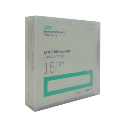 Tape Backup Hpe Storeever Lto-7 Ultrium, 15Tb (Compresion 2.5:1), Sas 6 Gbps.