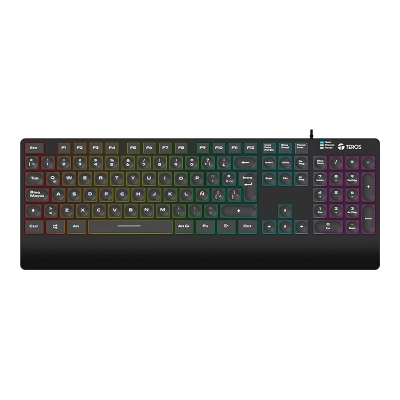 Teclado Gaming Teros Te-4141N, Slim , Retro-Iluminado, Usb, Español