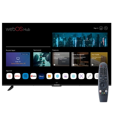 Televisor Smart Advance Wadvu55K50, 55" Uhd 4K, 3840X2160, Wireless, Lan