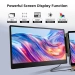 Extensor Dual De Monitor 14" Para Portatiles De 13"-17", Fhd (1920X1080), Ips, Usb-C/Hdmi Lado00
