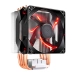 Fan Cooler Master Hyper H410R, Laminas De Aluminio Y Tubos De Cobre, Cdc 2.0, 12Vdc, Rojo. Lado00