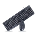 Kit Teclado Y Mouse Teros Te-5012S, Usb, 1000 Dpi, 3 Botones, 105 8 Teclas, Negro Lado00
