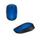 Mouse Óptico Inalámbrico Logitech M170, Ambidiestro, Receptor Usb, 2.4 Ghz, Azul. Lado00