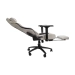 Silla Gamer Teros Te-8127Crb, 180, Almohada, Color Crema Y Negro Lado01