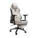 Silla Gamer Teros Te-8127Crb, 180, Almohada, Color Crema Y Negro Lado03