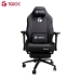 Silla Gamer Teros Te-8128Bk, 180, Almohada, Color Negro Lado04
