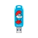 Unidad Flash Sandisk Usb Smurfs, 128 Gb, Usb 3.2 Gen 1,Usb-A, Hasta 130 Mb/S Lado00