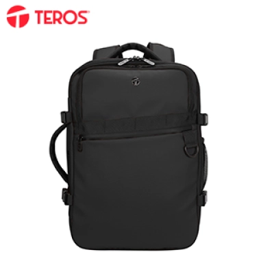 Travel Backpack Teros Te9037Bk, Para Notebooks De Hasta 15.6", Color Black