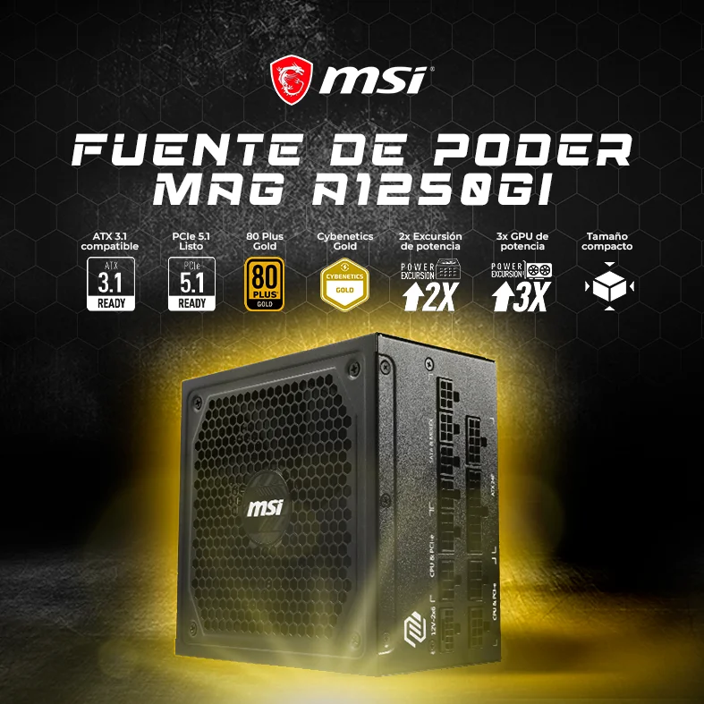 Fuente de poder MAG A1250GI