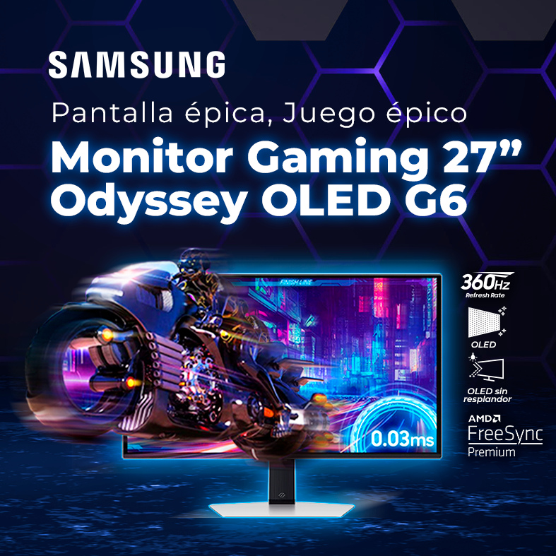 Baner monitor gaming odissey oled g6
