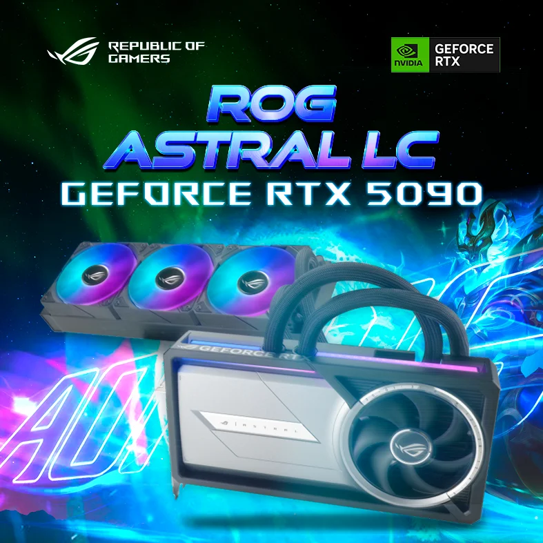Banner web rog astral lc geforce rtx 5090